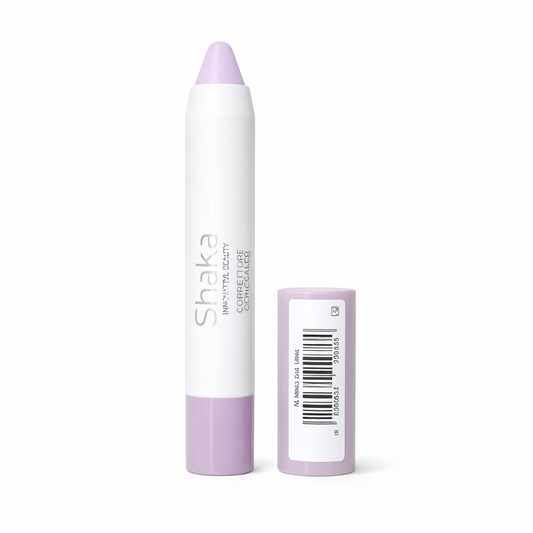 Shaka Innovative Beauty Concealer 02 Violet ( Outlet  Swatched ) للبشرة الباهتة أو المطفية بيعطي إشراقة حول الشفاف و العيون