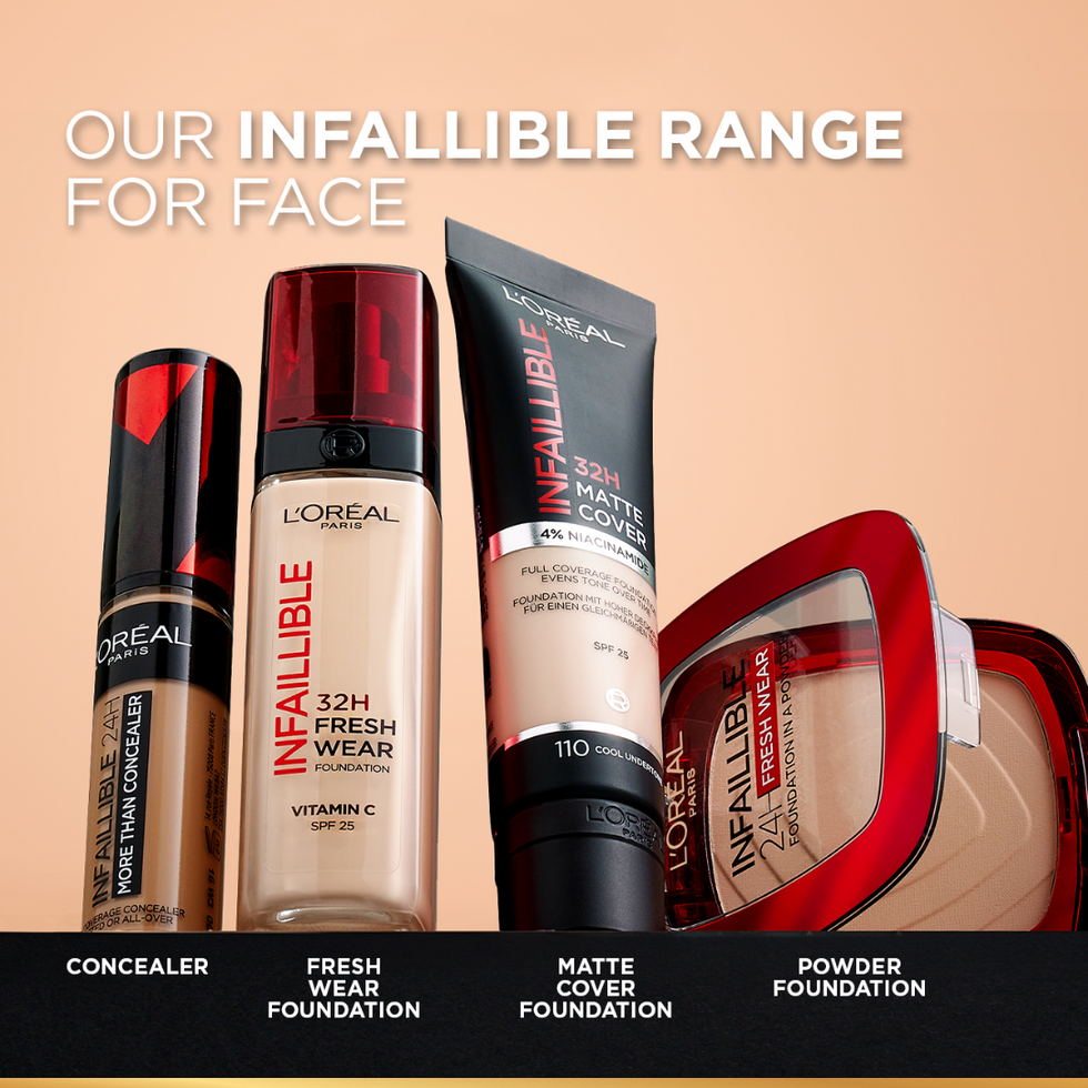L'Oreal Paris Infallible 32h Fresh Wear Foundation SPF25 145 Cool Rose