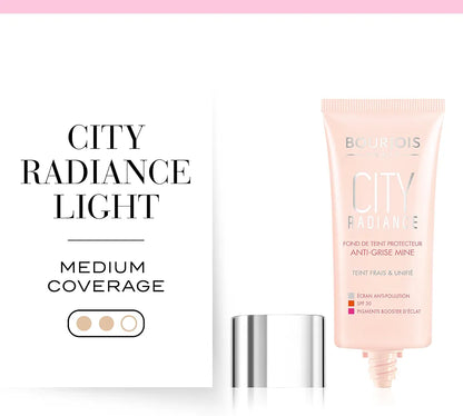 Bourjois City Radiance Foundation, 02 Vanilla, 30ml