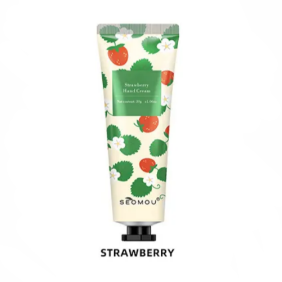 Seomou Strawberry 🍓 Hand Cream Soft & Refreshing Texture 30 ml