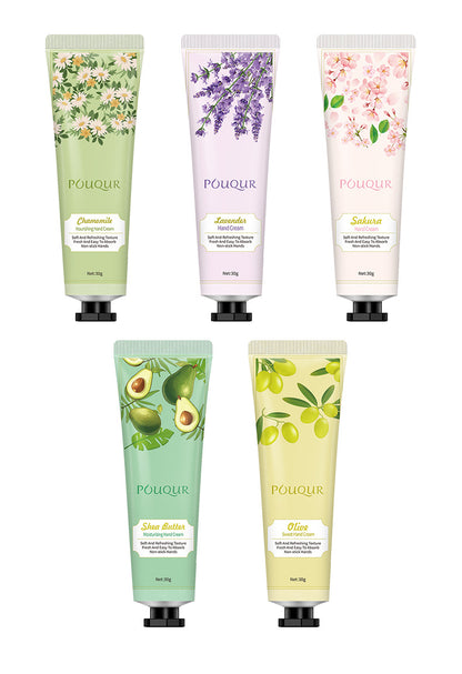 7 pcs Randomly Hand Cream Soft & Refreshing Texture 30 ml