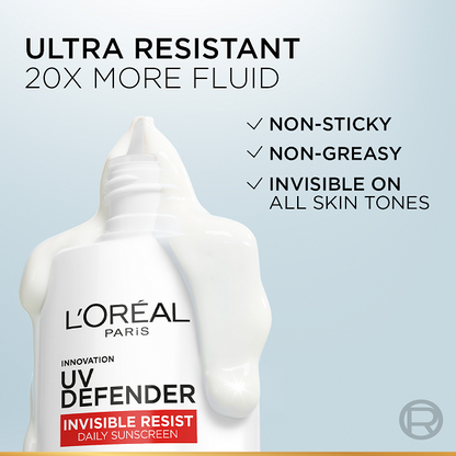 L'Oreal - UV Defender Invisible Resist Daily Sunscreen SPF50+