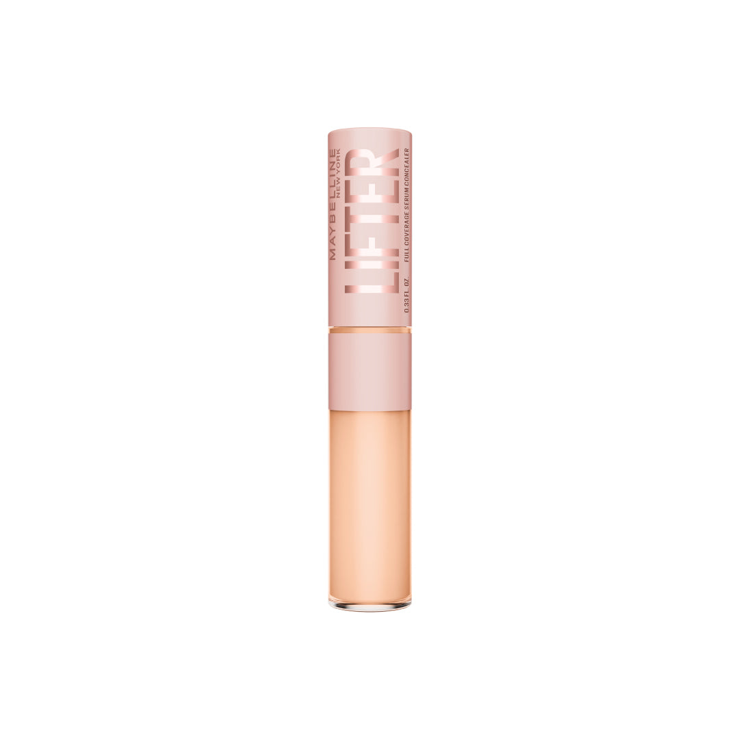 Maybelline Lifter Serum Concealer, Full Coverage, Includes 2% Peptides + Caffeine to Hydrate & Brighten Under Eyes 15