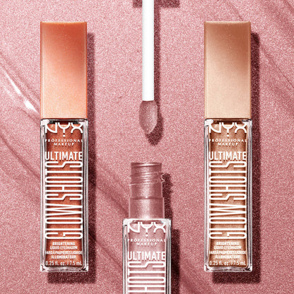 NYX Professional Makeup Ultimate Glow Shots, Brightening Liquid Eyeshadow 04 Grapefruit Glow