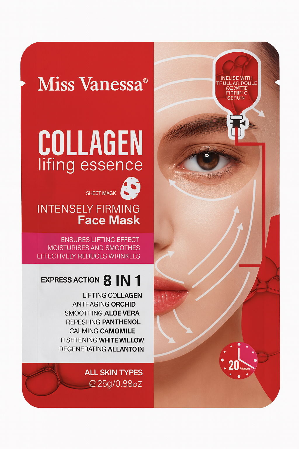 Collagen Lifing Essence 8 In 1 Face Mask 30ml