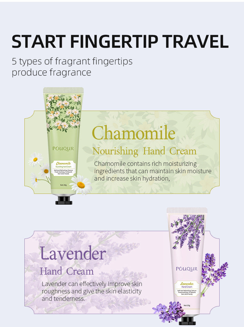 7 pcs Randomly Hand Cream Soft & Refreshing Texture 30 ml