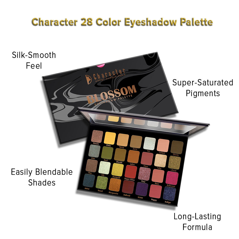 Character 28 Color Eyeshadow Forest - OBD004