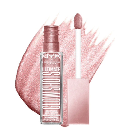 NYX Professional Makeup Ultimate Glow Shots, Brightening Liquid Eyeshadow 04 Grapefruit Glow