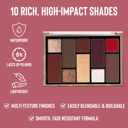 Character 10 Color Eyeshadow Palette CEP004