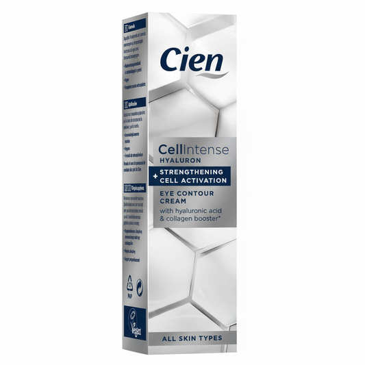 Cien - Cell Intense - Eye Contour 15 ml. with Hyaluronic Acid and Collagen. Cellular Activation. For all skin types.