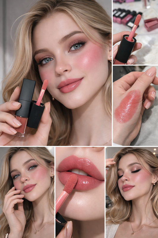 Shaka Innovative Beauty Cheek & Lipstick 109 Tropea Rose ( Outlet )