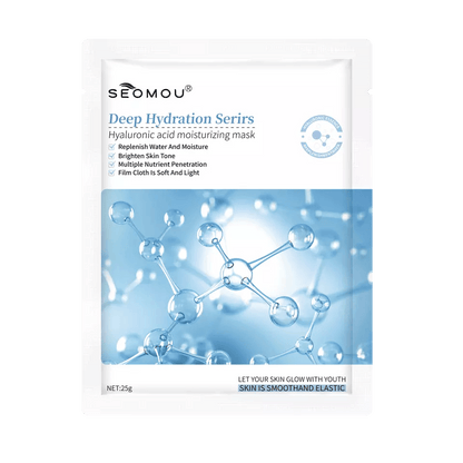 SEOMOU Hyaluronic Acid Moisturizing Korean Face Sheet Mask