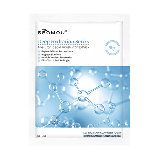 SEOMOU Hyaluronic Acid Moisturizing Korean Face Sheet Mask