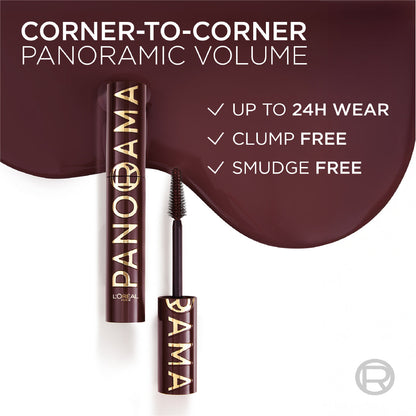 L'Oréal Voluminous Panorama Mascara, Volumizing and Lengthening ( Bordeaux )