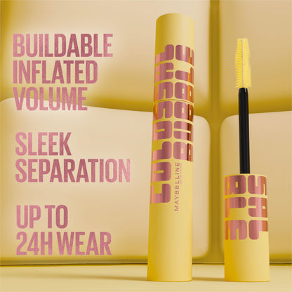 Maybelline The Colossal Bubble Washable Mascara, Buildable Mascara Volume and Length Formula for Bold, Separated Lashes