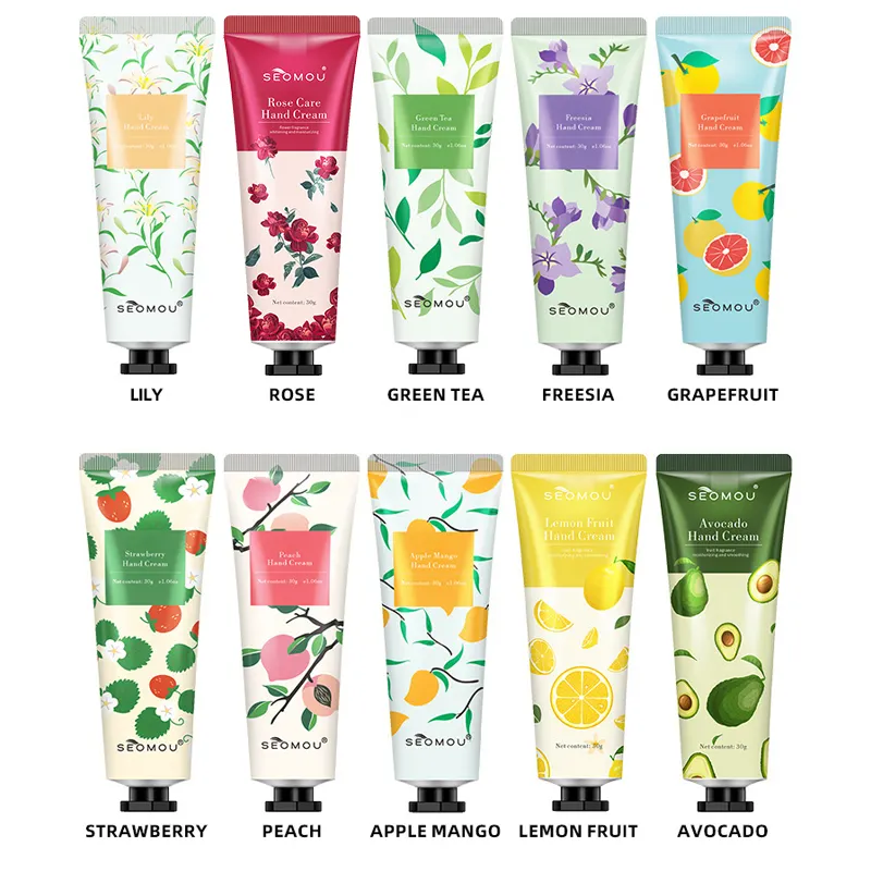 7 pcs Randomly Hand Cream Soft & Refreshing Texture 30 ml