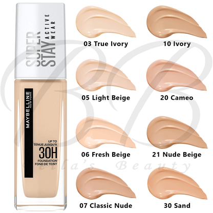 Maybelline Super Stay Active Wear Foundation 10 Ivory