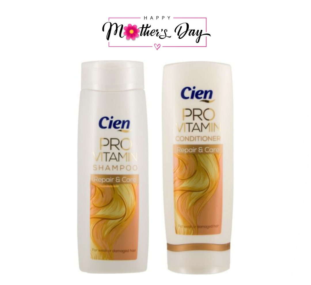 Cien Pro Shampoo & Conditioner ( Repair & Care ) ©
