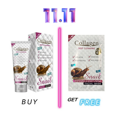 Buy Collagen Snail Cleanser Face Wash Get Free Mask