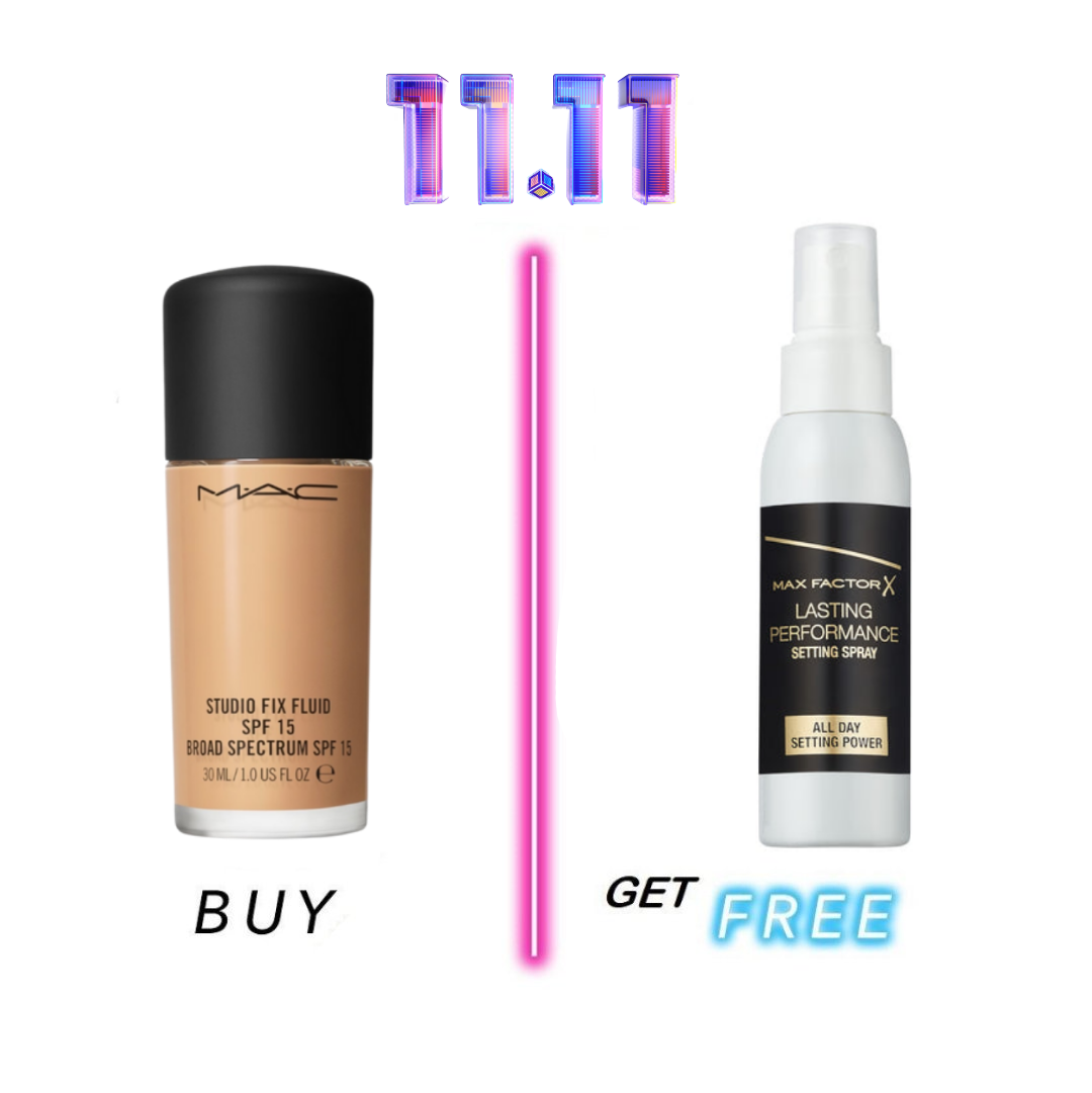 Buy Mac Studio Fix Fluid Foundation SPF 15 / NC35 Get Free Max Factor Setting Spray