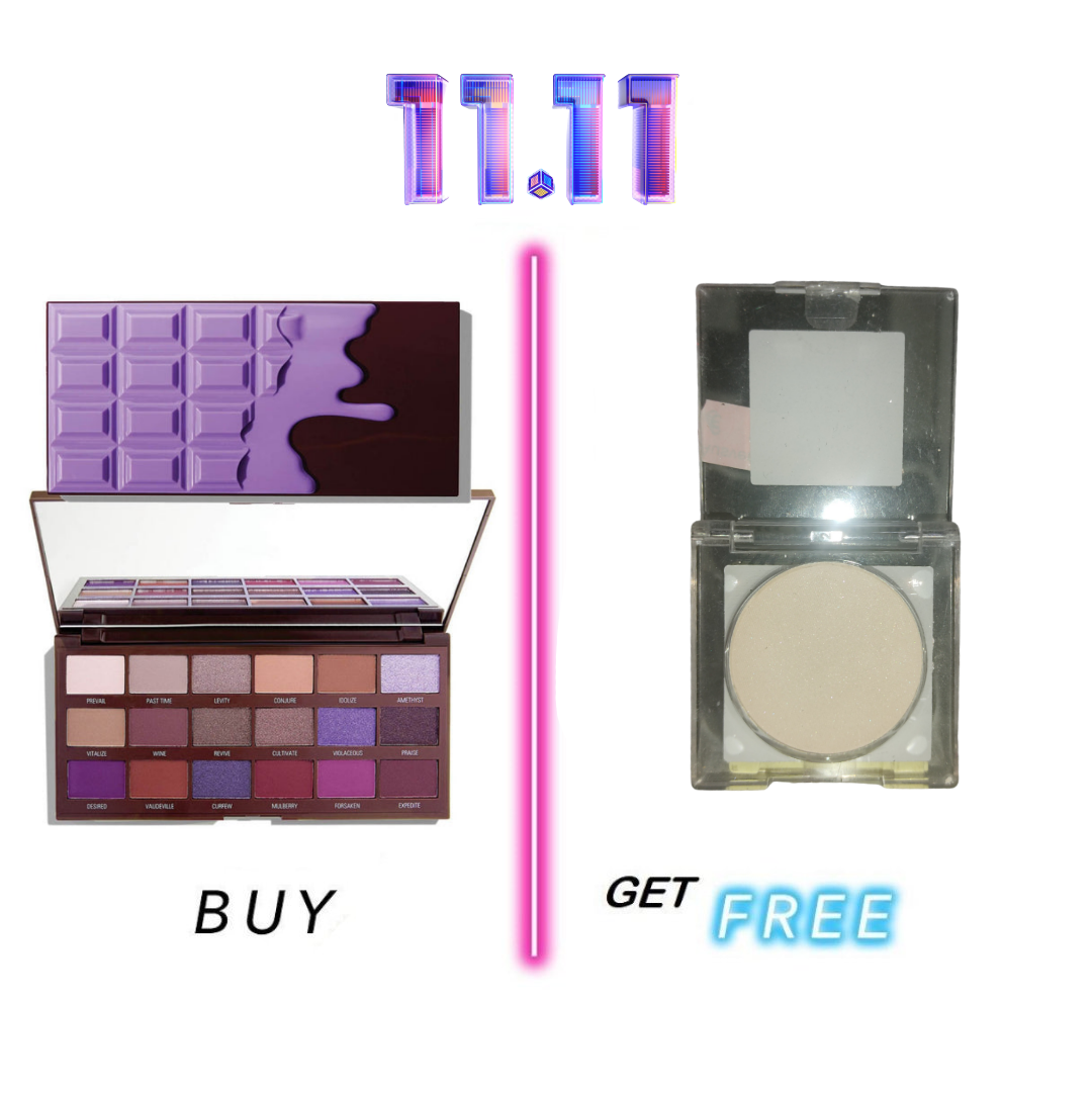 Buy I Love Revolution Violet Eyeshadow  Palette Get Free Mono Eyeshadow