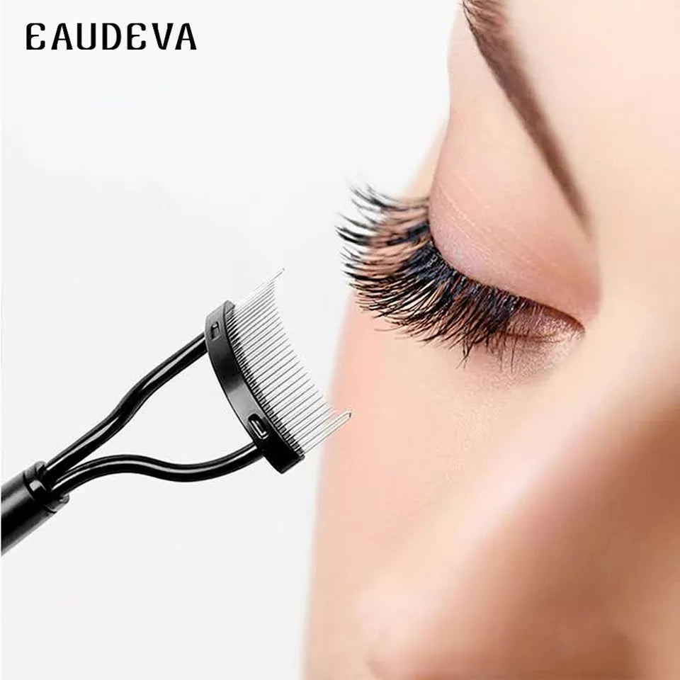 1PC Eyelash Comb Beauty Makeup Mascara Separator Foldable Metal Eyelash Brush Lash Lifting Women DIY Cosmetic Tool