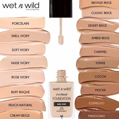 Wet n Wild Photo Focus Matte Foundation Soft Beige ( Light Medium )