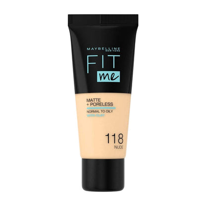 Maybelline Fit Me matte Poreless Foundation ( 118 Nude )