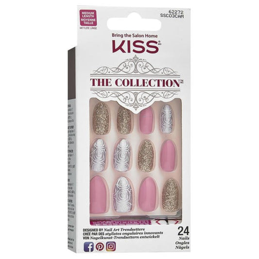 Kiss Master Piece Press Nail On 24 pcs + Glue