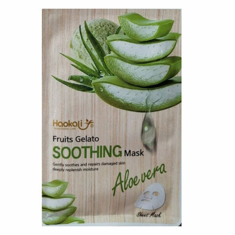 Haokali Fruits Gelato Soothing Sheet Mask Aloe Vera