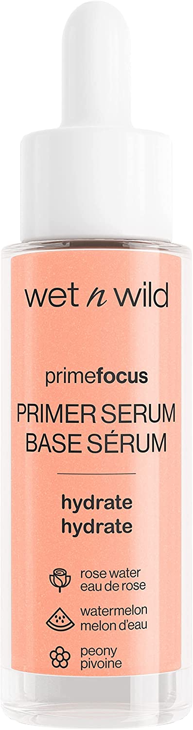 Wet n Wild Primefocus Primer Serum Hydrate ( Rose Water , Watermelon 🍉 , Peony)