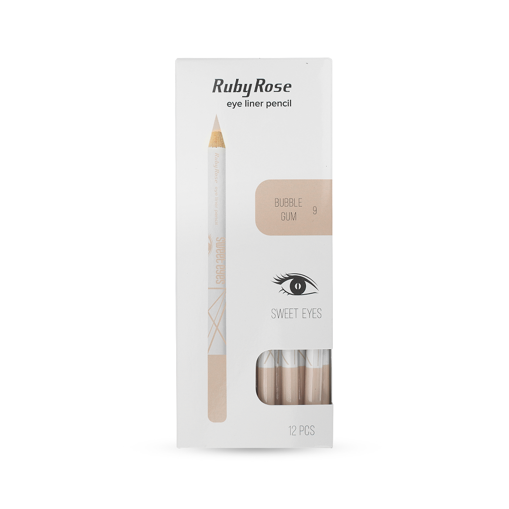 Ruby Rose Sweet Eyes Liner Pencil ( Bubble Gum 9 ) Beige