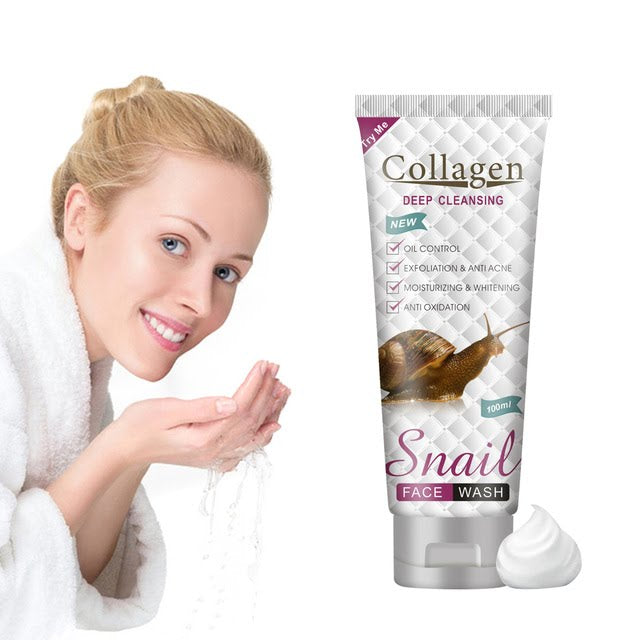 Buy Collagen Snail Cleanser Face Wash Get Free Mask