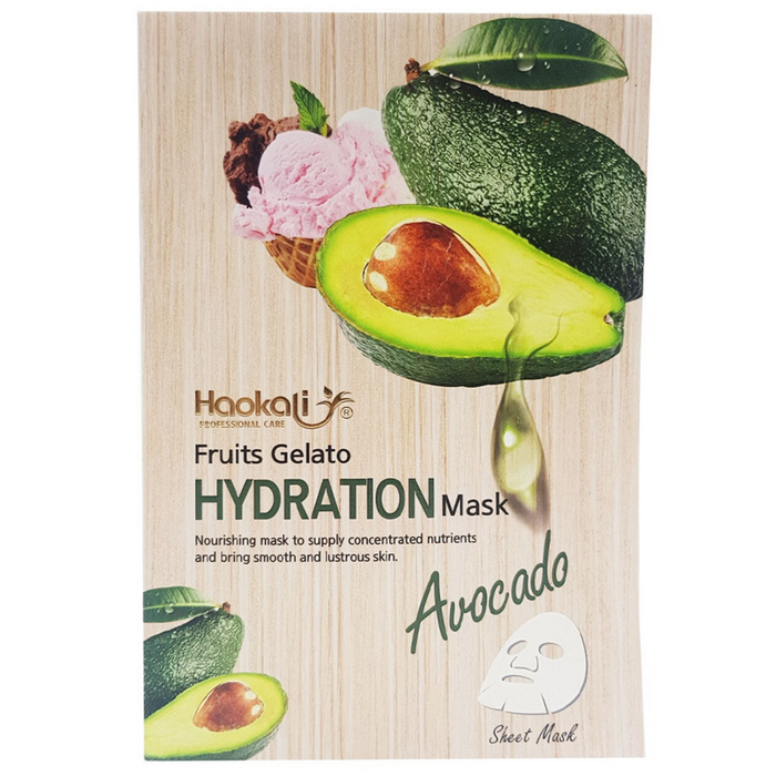 Haokali Fruits Gelato Soothing Sheet Mask Avocado 🥑