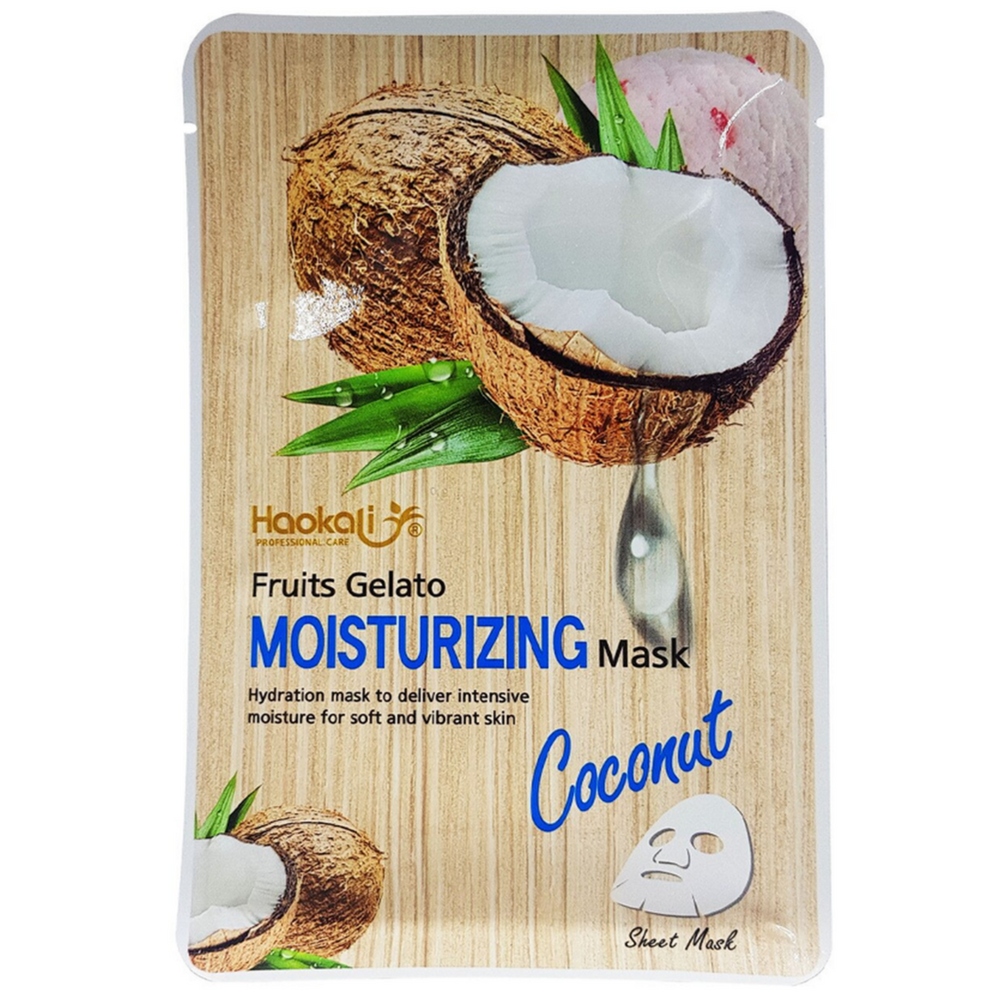 Haokali Fruits Gelato Soothing Sheet Mask Coconut 🥥