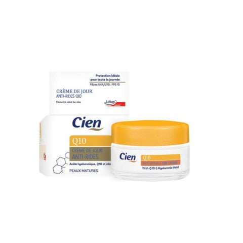 Cien Q10 And Hyaluronic Acid , Vitamin E SPF 15 Face Cream For All Skin Type