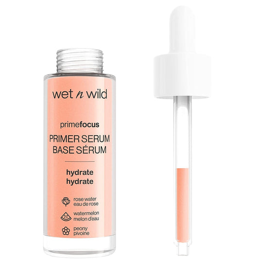 Wet n Wild Primefocus Primer Serum Hydrate ( Rose Water , Watermelon 🍉 , Peony)