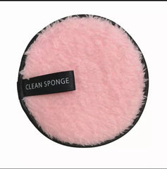 Makeup Remover  Facial Cleansing Sponge 🧼 ( Pink )