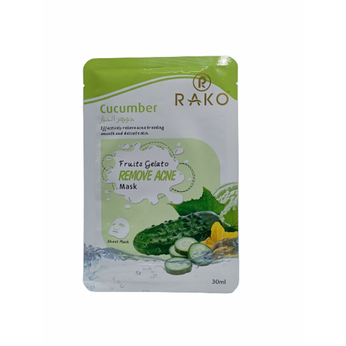 Rako Sheet Mask Remove Acne Cucumber 🥒