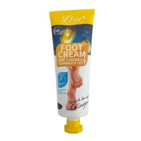 Liru Collagen Foot Care Repair Cream Avocado Oil Foot Cream For Cracked Damaget Feet  80 ml