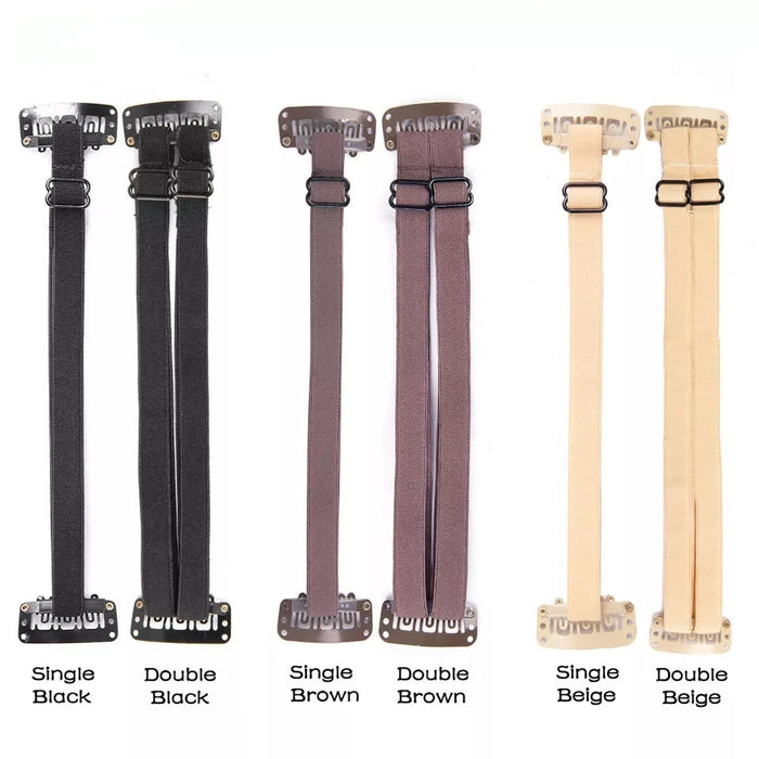 Face Lift Strap Double Style ( Face , Eye  ) ( Brown )
