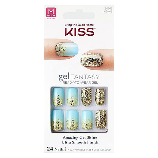 Kiss Master Piece Press Nail On 24 pcs + Glue