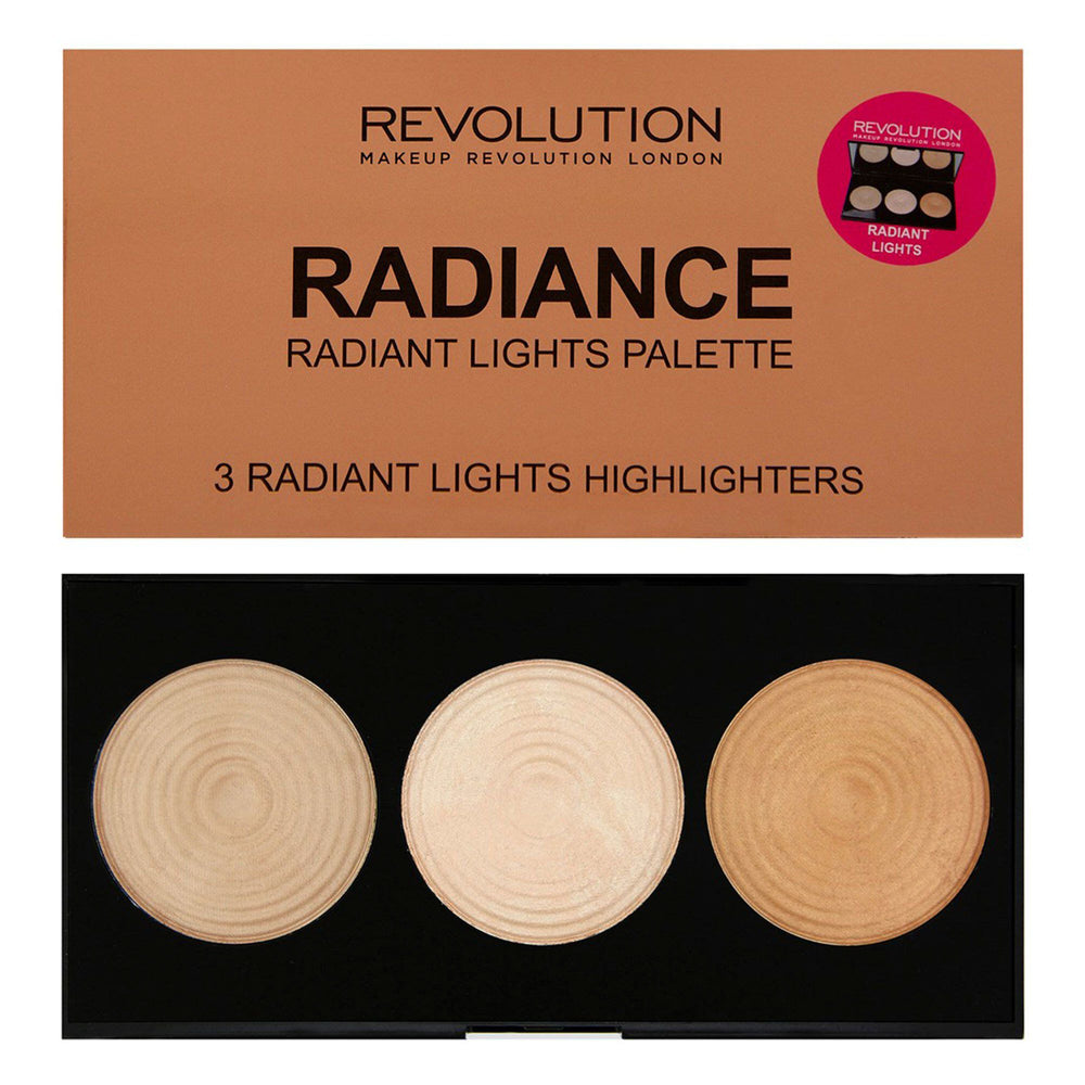 Revolution 3 Radiance Lights Highlighter Palette
