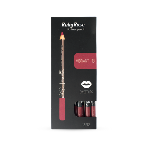 Ruby Rose Lip Liner ( Vibrant 18 )