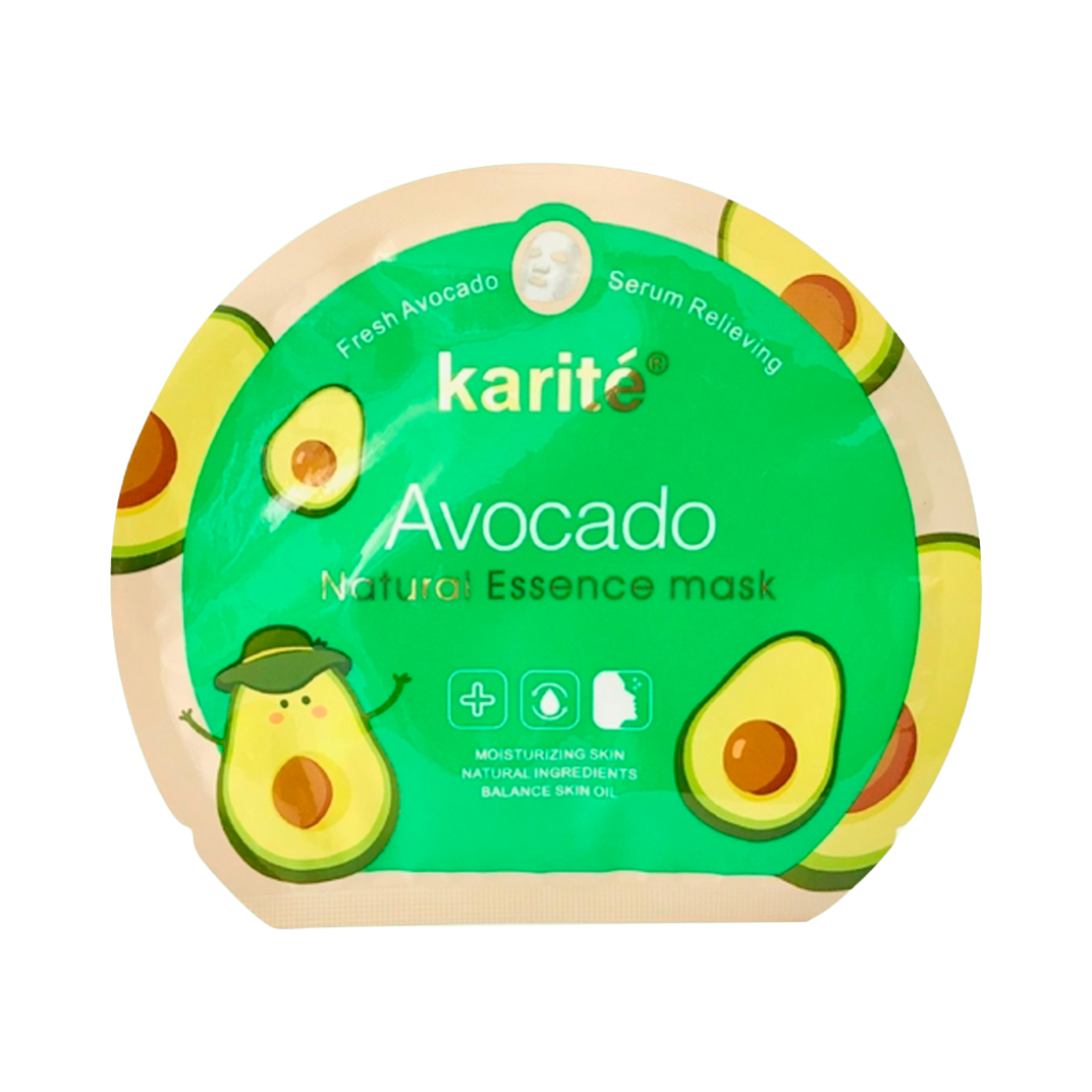 Karite Avocado 🥑 Natural Essence Sheet Mask ( All Type Skin )