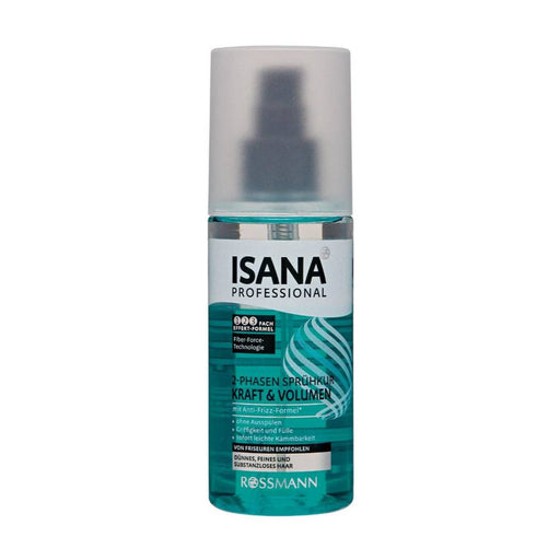 Isana Professional 2- Phase Spray Strength& Volume

With Anti-frizz Formula

Grip and Fullness Without Spooling

Immediately Easy to Comb

RECOMMENDED BY HAIRDRESSERS
